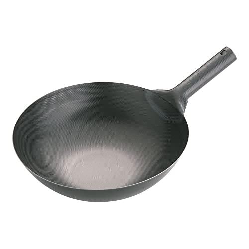 遠藤商事 業務用 北京鍋 33cm スーパーエンボス加工 鉄 日本製 APK2333 | 