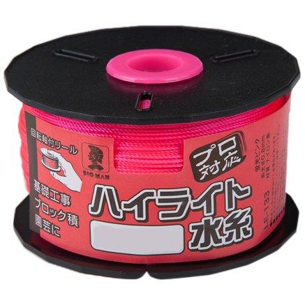 BIGMAN(ビッグマン) リール巻ナイロン水糸太 ピンク LE-180 | 
