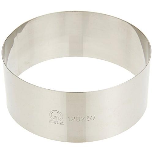 遠藤商事(Endo Shoji) 業務用 ケーキリング φ120×H50mm 18-0ステンレス 日本製 WKC14250 | 