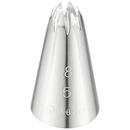 遠藤商事 業務用 口金 花型 8切 No. 5 18-8ステンレス 日本製 WKT31085 | 