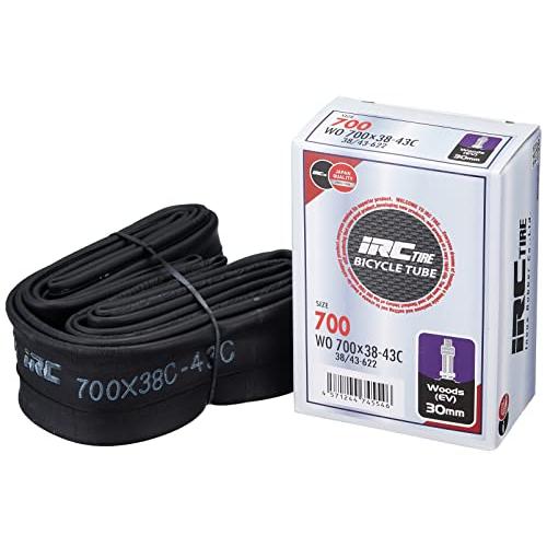 IRC TIRE (アイ・アール・シー) 自転車 チューブ WO 700 × 38C-43C 英式バルブ30mm | 