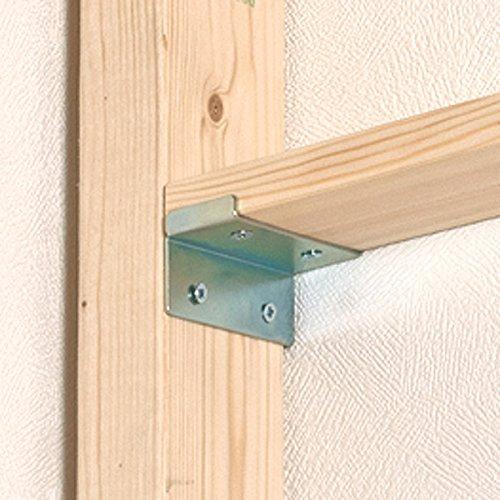 和気産業 Walist ウォリスト DIY 壁面収納 突っ張り 棚受金具1枚用 ユニクロ WAT-102 2個入 | 