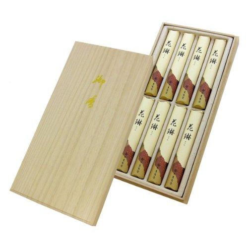 花琳シリーズ 薫寿堂のお線香 花琳 桐箱入 短寸8把入 #26 | 