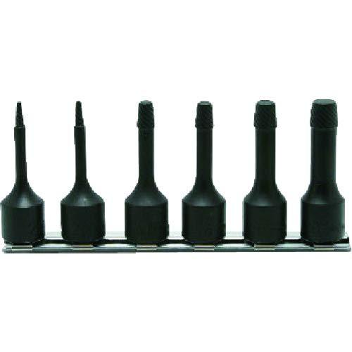 山下工業研究所 コーケン 3/8(9.5mm)SQ. ボルトツイスターレールセット 全長60mm 6ヶ組 RS3129/6-L60 | 