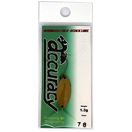 Naburaya(ナブラヤ) スプーン アキュラシー 21mm 1.3g マスタード #78 ルアー | 