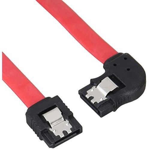 変換名人 SATA2(3Gbps対応)ケーブル I - 右L ロック付 30cm SATA-CA30IRL | 