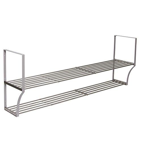 田窪工業所 伸縮パイプ棚2段 幅90~120cm TS2-120L | 