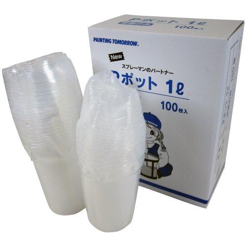 大塚刷毛(Otsuka Hake) Pポット 1L容器 100個 | 