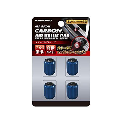 HASEPRO (ハセ・プロ) マジカルカーボン【エアーバルブキャップ】4個入り (ブルー) CAV-1B | 