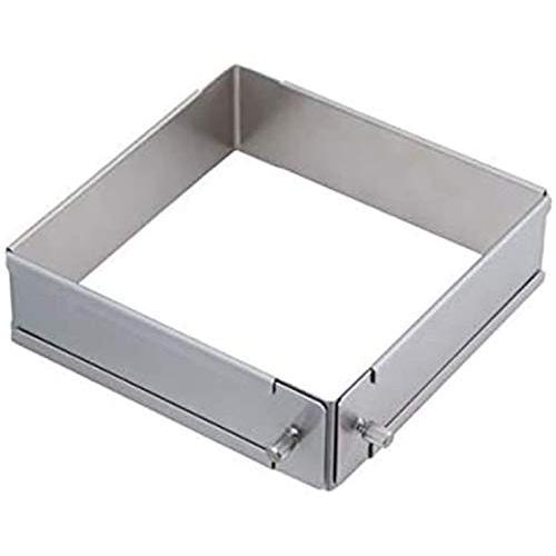 サンクラフト 焼き型 ケーキ型 パズルパン サイズ調節できる 伸縮自在 日本製 食洗器可 ステンレス 大 PUZ-01 シルバー | 