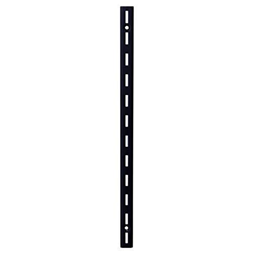 和気産業(Waki Sangyo) ピラシェル棚柱 1X4材 黒 奥行12X幅17X高さ300mm ピラシェルシリーズ 棚板 収納 壁 WPS0 | 