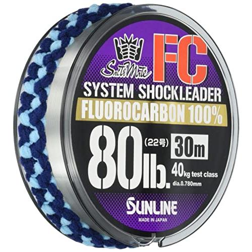 サンライン(SUNLINE) ハリス ソルティメイト システムショックリーダーFC 30m 22号 80LB | 