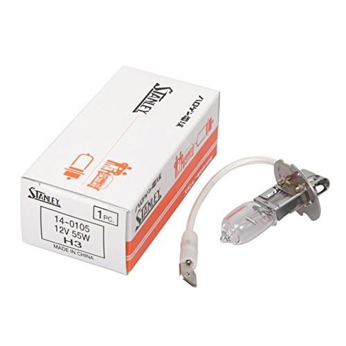 スタンレー電気(STANLEY) ハロゲン電球 12V55W H3 14-0105 | 