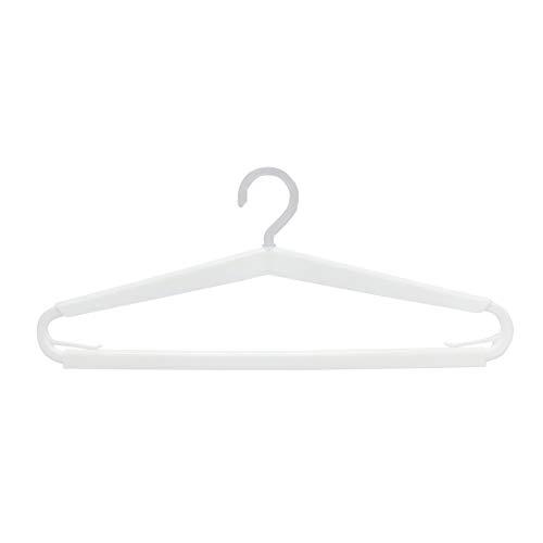 東和産業 洗濯物ハンガー ホワイト 約19.5×46×1cm UD浴室干しバスタオルハンガー 大判バスタオルが干せる クリップ付 | 