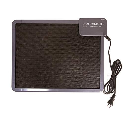 クレオ工業 テーブルヒーター 3時間タイマー付き 省エネ マグネット式 消し忘れ防止タイマー搭載 グレー | 