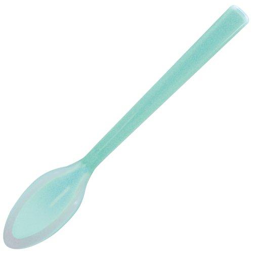 岡部洋食器 口あたりやさしいスプーン 一体深型・小 ブルー KU-06B | 