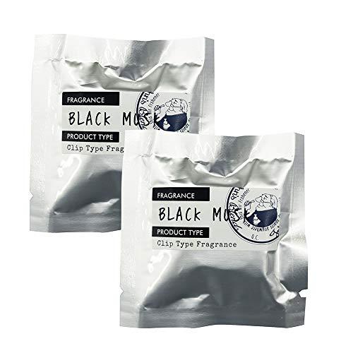 ジョンズブレンド 芳香剤 車用 詰め替え タブレット 2個セット エアコン吹き出し口 ブラックムスク クリップオンエアーフレッシュナー OA-J | 