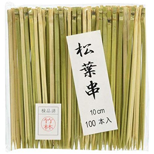 萬洋 松葉串 100mm 竹 中国 (100本入) DKS07100 | 