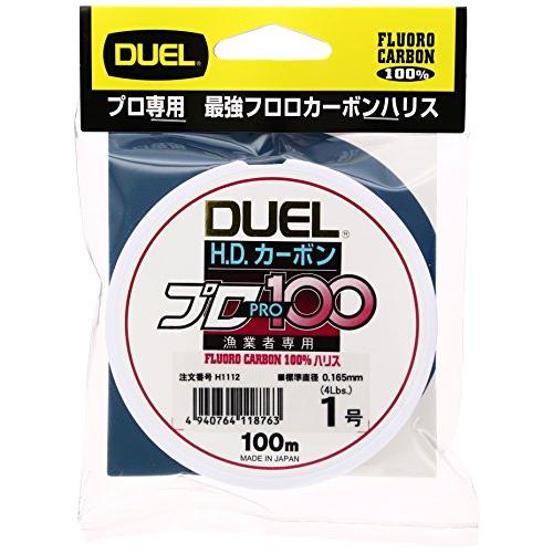 DUEL(デュエル) フロロライン 1号 HDカーボンプロ100S 1号 クリアー H1112 | 