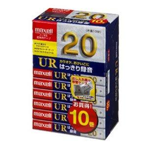 maxell オーディオテープ、ノーマル/タイプ1、録音時間20分、10本パック UR-20L 10P(N) | 