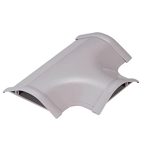 エレコム LD-GAT57/LG モール接続ユニット(T型分岐・グレー) | 