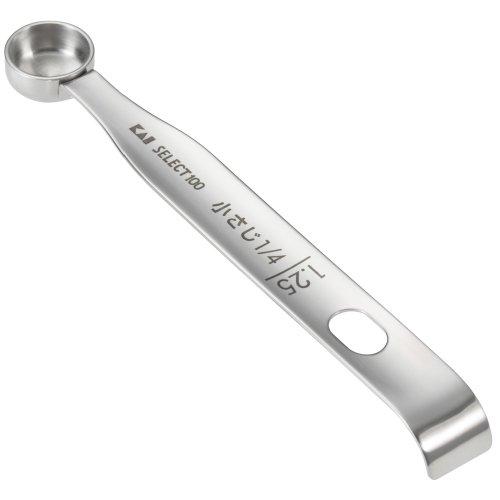 貝印 KAI SELECT 100 計量スプーン 1.25ml 小さじ1/4 (ひとつまみ) DH3124 | 