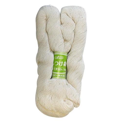 クロバー(Clover) しつけ糸 18g 1かせ入り 生成 26-576 | 