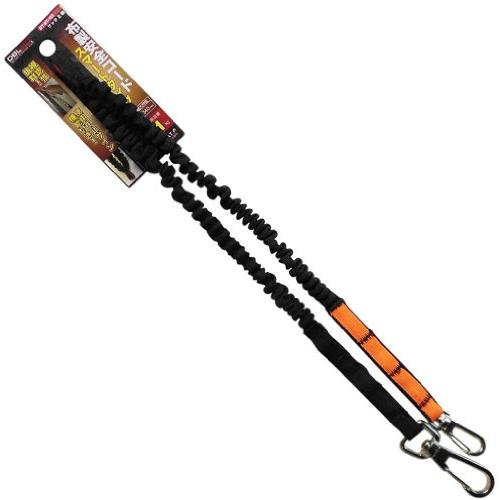 三共コーポレーション DBLTACT 布製安全コード スマートタイプ ブラック×オレンジ DT-ST-103BKO | 