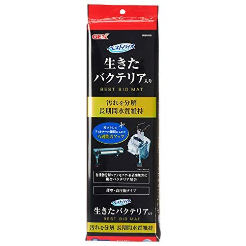 ジェックス GEX AQUA FILTER ベストバイオマット5枚入 汚れを分解 長期水質維持 生きたバクテリア入り 上部式フィルター用マット | 