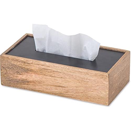 POSH LIVING(ポッシュリビング) ティッシュケース ブラウン サイズ：約W27 D14 H8 41318 | 