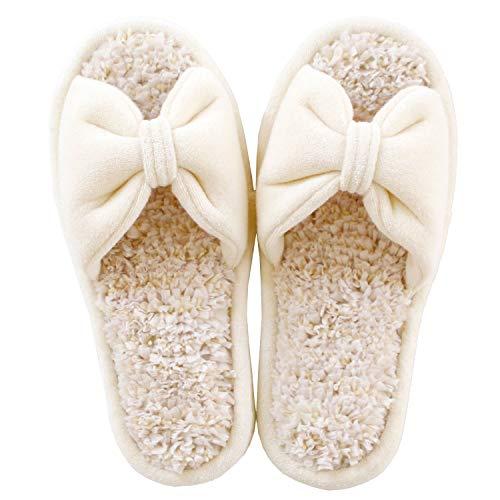 オカ スリッパ ベージュ 足のサイズ 約25cmまで PLYS(プリス) フルーリスフレ | 