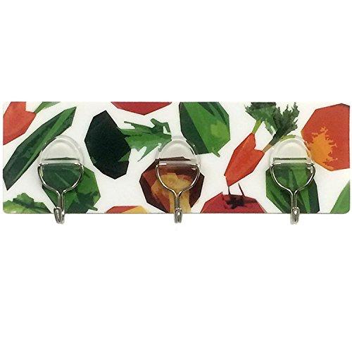 東洋ケース キッチンツールフック ホワイト 7×2.2×21cm Harry Petter Triplicate ベジタブル HP-T-03 | 