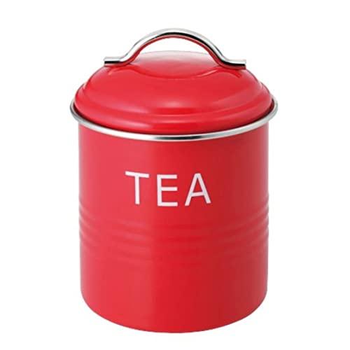 佐藤金属興業(Satokinzoku) SALUS 保存容器 バーネット キャニスター 赤 TEA | 