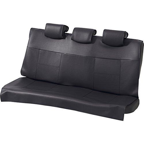 ボンフォーム(BONFORM) シートカバー グランドレザー 軽/普通車 後席単品 ケイ・コンパクトカーリヤ ブラック 4364-26BK | 
