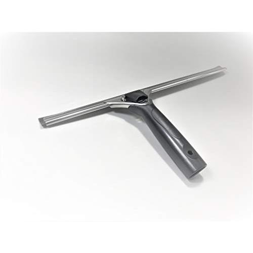 エトレのガラス掃除プロ用ツール　 プロ+クイックスクイジー（ステンレス） 14(35cm)セット 　“プロ用道具は品質が違います” | 