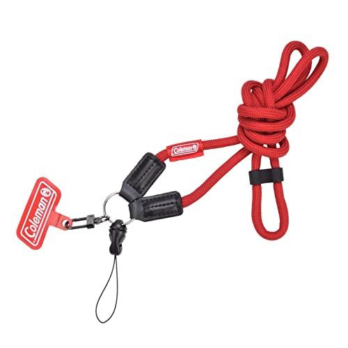 エツミ Coleman スマホストラップ コールマン スマートロープ ストラップ レッド スマホを 斜めがけ  VCO-8529 | 