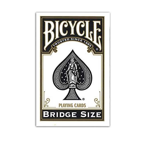 バイスクル(Bicycle) トランプ 黒 5.7 x 8.8 x 1.8 cm 86C ライダーバックブリッジサイズ | 