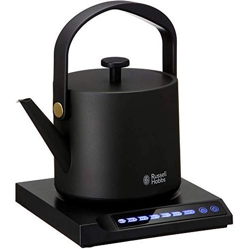 大石アンドアソシエイツ ラッセルホブス 電気ケトル 温度調整可能 0.6L Tkettle ブラック 7106JP-BK | 