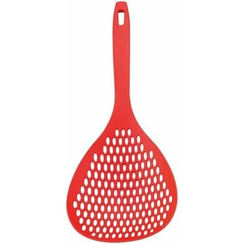 ホームシェフ ビックメッシュスプーン レッド | 