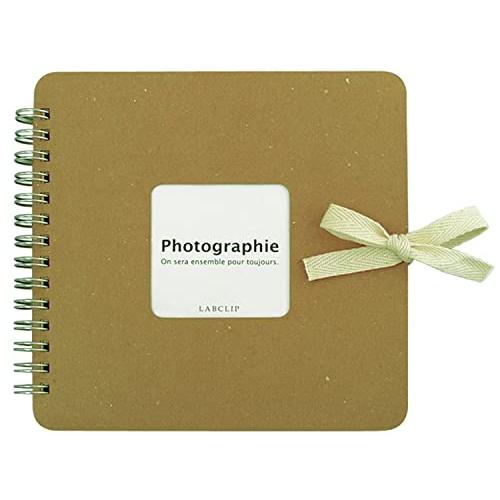 ラボクリップ スクラップブック スクエア ブラウン SCSQ01-BR | 