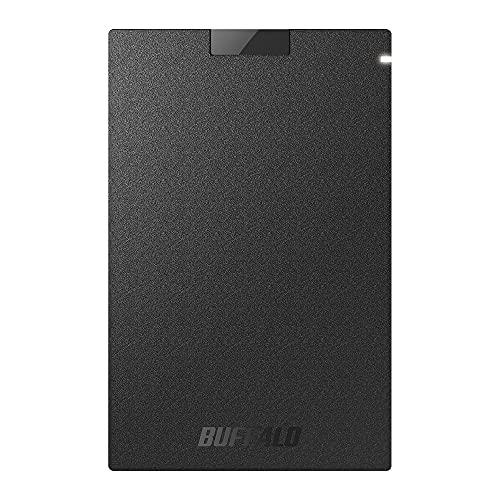 バッファロー SSD 外付け 500GB USB3.2Gen1 ポータブル コンパクト PS5/PS4対応(メーカー動作確認済) ブラック SS | 