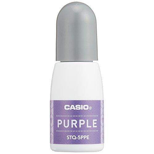カシオ スタンプメーカー ポムリエ インク STQ-5PPE パープル | 