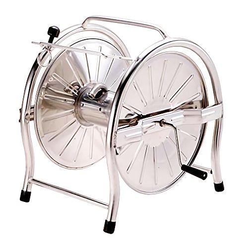 グリーンライフ ホースリール ステンホースリール 40~45m巻用 内径15mmホース用 SH-K | 