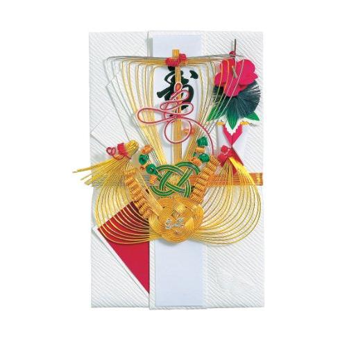 マルアイ 祝儀袋 結婚式 大檀 宝舟 10本帯 寿 1枚 キ-677 | 