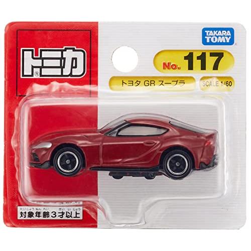 タカラトミー トミカ No.117 トヨタ GR スープラ (ブリスターパッケージ) ミニカー おもちゃ 3歳以上 | 