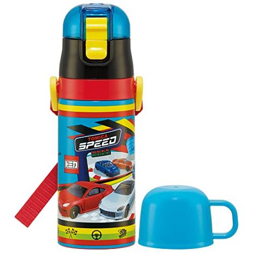 スケーター(skater) 子供用 ステンレス 水筒 2way 直飲み 420ml コップ飲み 350ml トミカ 23 子供に優しい軽量タイプ | 