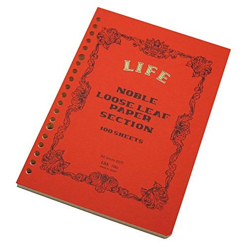 ライフ ノーブル ルーズリーフ 方眼 A5 R80 | 