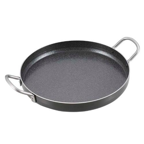 キャプテンスタッグ バーベキュー用 鉄板 ファイバーライン 極厚 丸型鉄板 26cm M-6692M-6692 | 