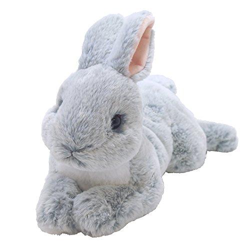 サンレモン(Sun Lemon) ひざ うさぎ グレー S 23×11.9×30.6cm ぬいぐるみ アニマル P-3772 | 