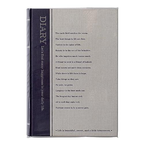 アピカ 1年自由日記 横書き B6 D112 日付表示なし | 